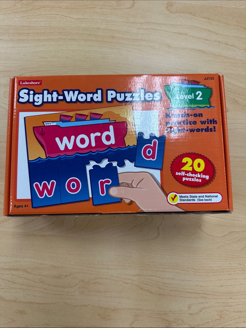 Lakeshore Sight-Word Puzzles Level 2 - Orange
